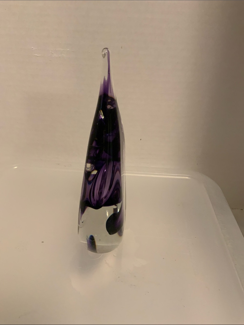 Polish Art glass paper weight - Picture 4 of 4